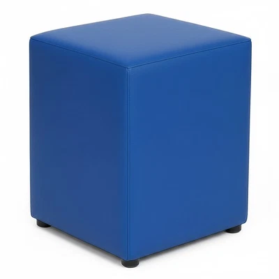 Sitzwürfel Sitzhocker Hocker Würfel Cubes Messe 35 cm x 35 cm x 45 cm Blau Neu - Bild 1 von 4