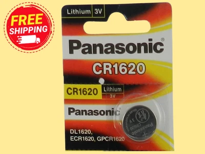 Bateria de relógio Panasonic CR1620 lítio 3V (Exp 12/2034) 1 peça - Imagem 1 de 2