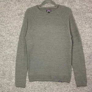 Patagonia Womens Gray Sweater Cotton Capilene Air Crew SZ M - Picture 1 of 7