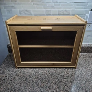 Large Bread Box, Easy Access & Cleaning, Bamboo Bread Box for Kitchen Countertop - Picture 1 of 3