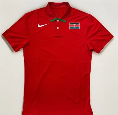 Camiseta polo para hombre Nike Team Kenia Olympic Team emitida roja talla grande CT0756-657 Foto 1 de 4
