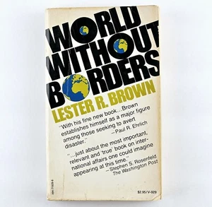World Without Borders Lester R. Brown Vintage PB Nonfiction - Imagen 1 de 4