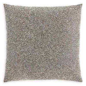 HUDSON PARK DECO FAN BEADED DECORATIVE PILLOW COLOR CHARCOAL SIZE 18IN X 18IN - Picture 1 of 9