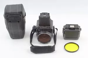 【OTTIME CONDIZIONI con custodia】Zenza Bronica S2 tardo nero NIKKOR-H 5 cm f3,5 dal Giappone #A001 - Foto 1 di 12