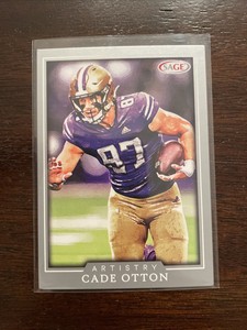 2022 SAGE ARTISTRY NFL ROOKIE CADE OTTON Tampa Bay BUCCANEERS #37 Silver