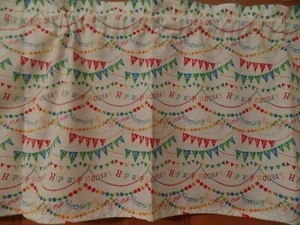 Blanco CELEBRACIÓN, TODAS LAS OCASIONES, Banner, Fiesta, Hooray, Ventana Hecha a Mano VALANZAS - Imagen 1 de 5