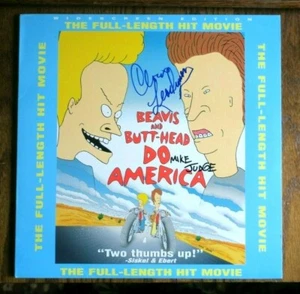 The "Beavis and Butt-Head Do America" L/D signed by Mike Judge & Cloris Leachman - Bild 1 von 2