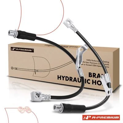 A-Premium 2x Front L & R Brake Hydraulic Hose for Saturn Vue 2002 2003 2.2L 3.0L - Image 1 of 4