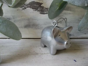 Metal small piggy bank/Figurine Piglet bank/Miniature piggy figurine - Picture 1 of 5