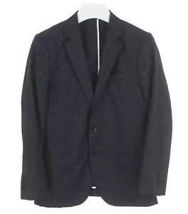 Reiss Blazer Herren (UK) 40 Einreihig Wolle Seide Mischung Muster Blau - Bild 1 von 14