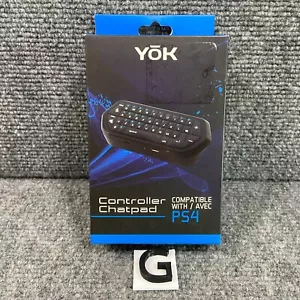 PS4 PlayStation 4 YOK Chat Pad Wireless Controller Keyboard Attachment NEW - Picture 1 of 5