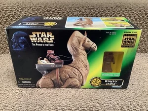 Vtg NEW 1997 Star Wars RONTO w/ JAWA Action Figure POTF Kenner Trilogy Edition - Picture 1 of 8
