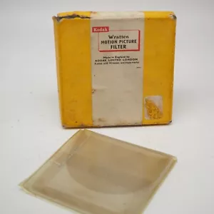 Kodak Wratten 3” Motion Picture Filter, 76mm square, 5mm thick clear glass - Picture 1 of 3