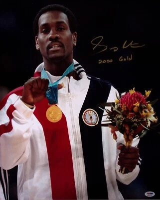 Gary Payton Signed Dream Team 16x20 Photo PSA/DNA COA Autograph 2000 Gold Auto'd - Image 1 of 4