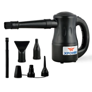 XPOWER A-2 Black Electric Air Duster Blower for PC,Laptop, Console,Cleaning Tool - Afbeelding 1 van 17