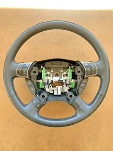 2005-2008 Acura RL Sedan Steering Wheel Grip Graphite Black Leather OEM - Picture 1 of 12