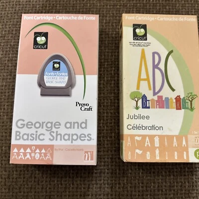 Cricut Lot 2 Cartridge George and Basic Shapes,Jubilee,Cartridge Overlay Manual - Image 1 of 4