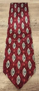 Robert Talbott Seidenkrawatte Designer klassisch geometrisch burgunderrot Kramers - Bild 1 von 10