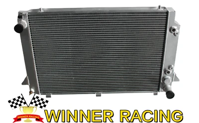 Radiador de aluminio apto para Audi 80 y cupé 1991-1996, descapotable 1992-2000 2,6 L/2,8 L Foto 1 de 4