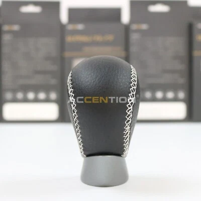 Pomo de cambio de marchas de cuero negro para Lexus RC F GS F 2015-2021 Foto 1 de 4