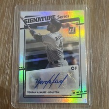 2020 Donruss Signature Series Yordan Alvarez Rookie Auto Houston Astros #SS-YA