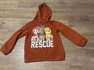 Nickelodeon Paw Patrol Hoodie - Boys Size 7 Red Pups To The Rescue Sweatshirt - Picture 1 of 2