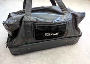 Titleist Duffel Bag Mens Large Gym Sports Travel Black Suitcase Holdall Golf - Picture 1 of 11