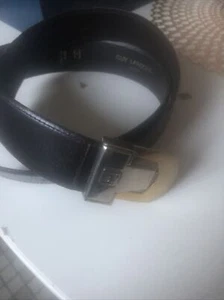 GUY LAROCHE LEATHER BELT - Picture 1 of 6