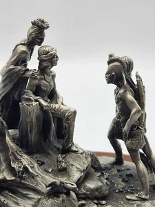 Chilmark Tecumseh’s War Polland scultura peltro edizione limitata 331/950 - Foto 1 di 11
