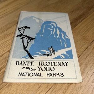 1934 BANFF, KOOTENAY AND YOHO NATIONAL PARKS BOOK - Canada - Imagen 1 de 14