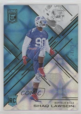 2016 Donruss Elite Elite Rookies Teal /75 Shaq Lawson #113 Rookie RC - Image 1 of 2
