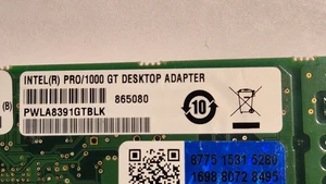 Adapter biurkowy Intel Pro 1000 GT PWLA8391GTBLK 865080 - Zdjęcie 1 z 4