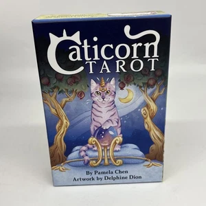 CATICORN TAROT SET Katze Einhorn Fee Katzen Orakel Set Kartendeck Karten & Buch - Bild 1 von 5