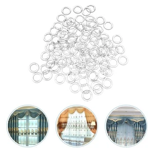 100pcs Curtain Rings Roman Rings Curtain Accessories Curtain Hanging Buckles - Picture 1 of 12
