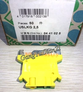 50Pcs/Box For PHOENIX CONTACT ground terminal USLKG 2.5 0441025 NEW - Picture 1 of 2