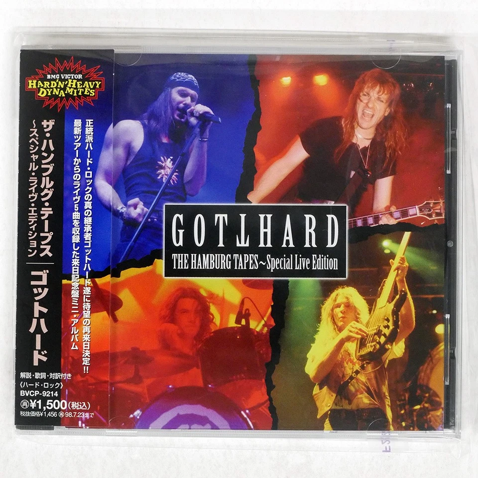 Gotthard Hamburg Tapes - Special Live Edition Ariola BVCP9214 JAPAN OBI 1CD Foto 1 de 1