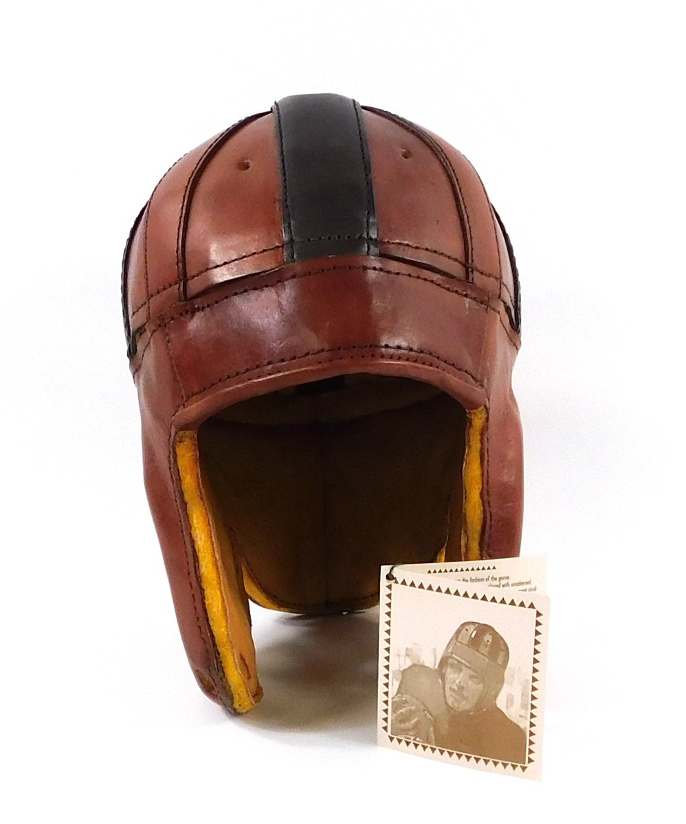Football Costume Vintage Retro Football Helmet Faux Leather 1920s