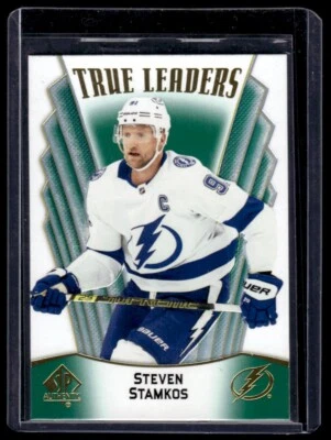 2021-22 SP Authentic True Leaders Green Steven Stamkos #TL-17 Tampa Bay - Image 1 of 2