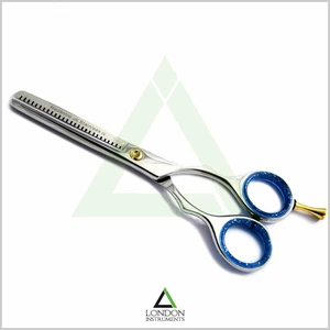 PROFESSIONAL THINNING SCISSORS 5.5" FOR HAIR CUT SCISSORS THINNING SHEARS - Picture 1 of 2