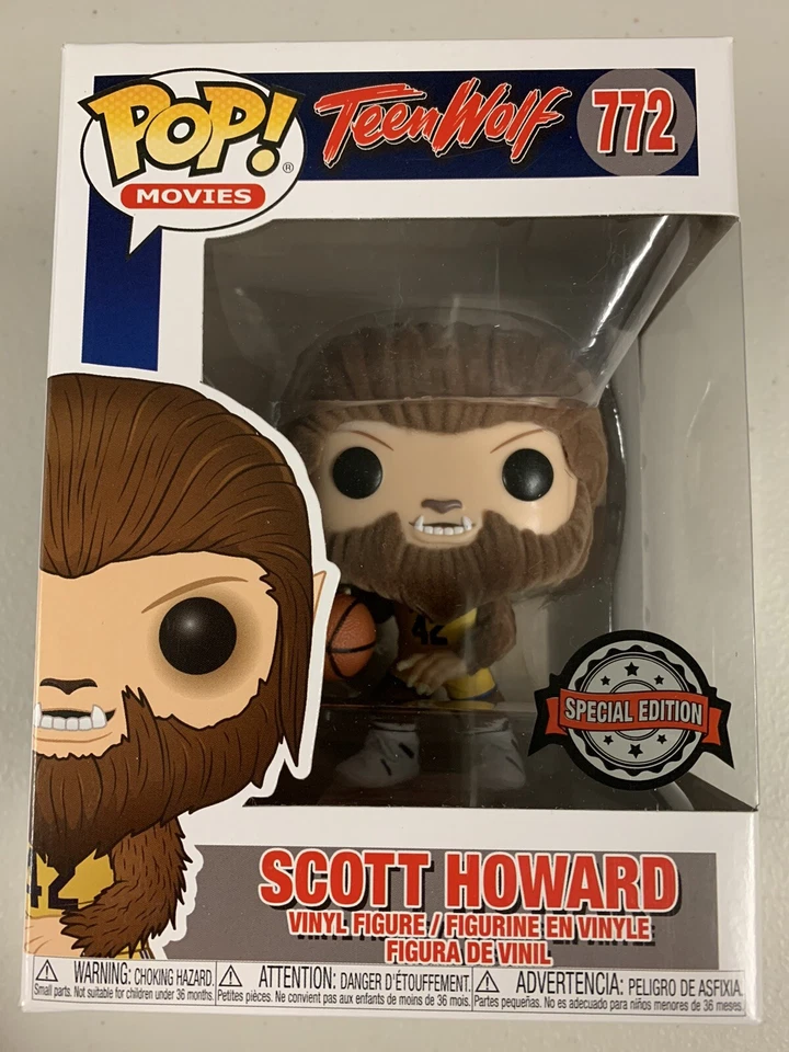 Scott Howard (Flocked) 772 ~ Teen Wolf ~ Funko Pop Vinyl ~ Movies - Image 1 of 4