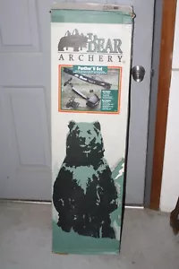 BEAR ARCHERY PANTHER II COMPOUND BOW SET QUIVER ARROWS FISHING IN BOX RH 30" #55 - Picture 1 of 15