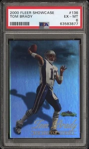 Tom Brady 2000 Fleer Showcase #136 PSA 6 - Imagen 1 de 2