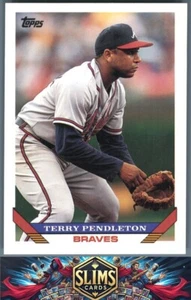1993 Topps Micro Atlanta Braves Terry Pendleton #650 - Picture 1 of 2