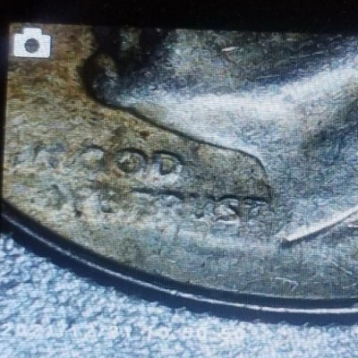 2015 P Roosevelt Dime- Struckthrough Grease- Full Bands - Image 1 of 4