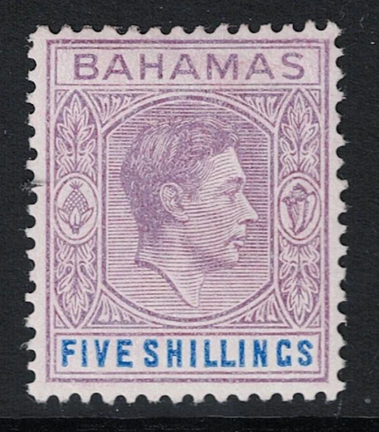 Bahamas SG# 156 Como Nuevo Bisagras/HR/Papel Tiza Lila - S26036 Foto 1 de 1
