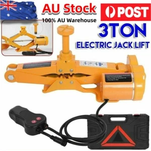 3Ton Automotive Electric Scissor Jack Lift 3T 12V DC Remote Hoist SUV Van Car AU - Picture 1 of 12
