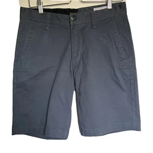 VOLCOM True to This Chino Blue Cotton Twill Skater Shorts 30 - Picture 1 of 8
