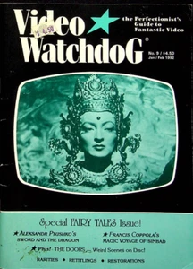 Video Watchdog Magazine #9 Jan/Feb 1992 US Cult Film Magazine Fairy Tales Issue - Imagen 1 de 2