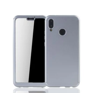 Etui Komórka Ochrona do Huawei P20 Lite Full Case Cover Ochrona wyświetlacza 360 Srebrne - Zdjęcie 1 z 4