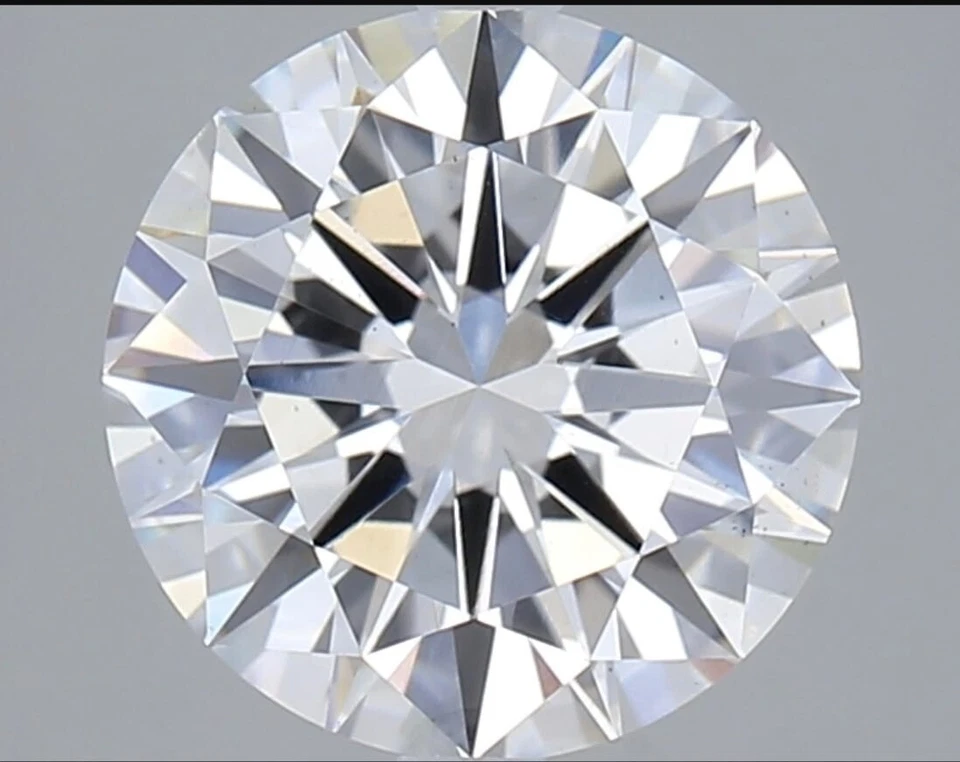 Lab Grown Diamond IGI Certified 1.00ct HPHT ROUND D Color SI1 Clarity STONE - Image 1 of 4